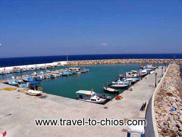 AGIA PARASKEVI - The small fishing port of Agia Paraskevi