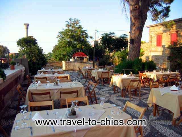 In Mavrokordatiko Restaurant you can enjoy the Meale in a romantic atmosphare CLICK TO ENLARGE